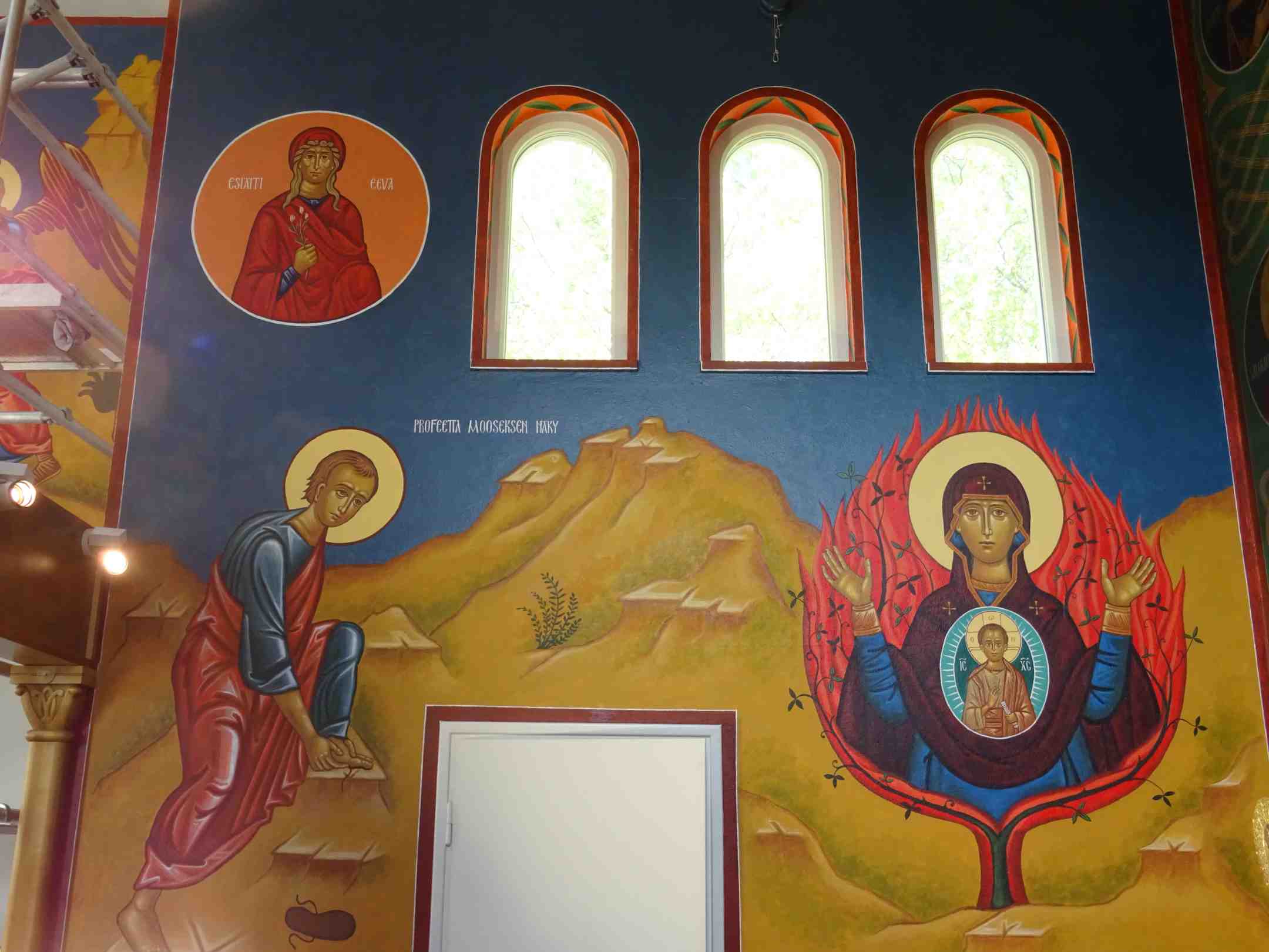 Seinämaalaus Pyhän Ylienkeli Mikaelin kirkossa
