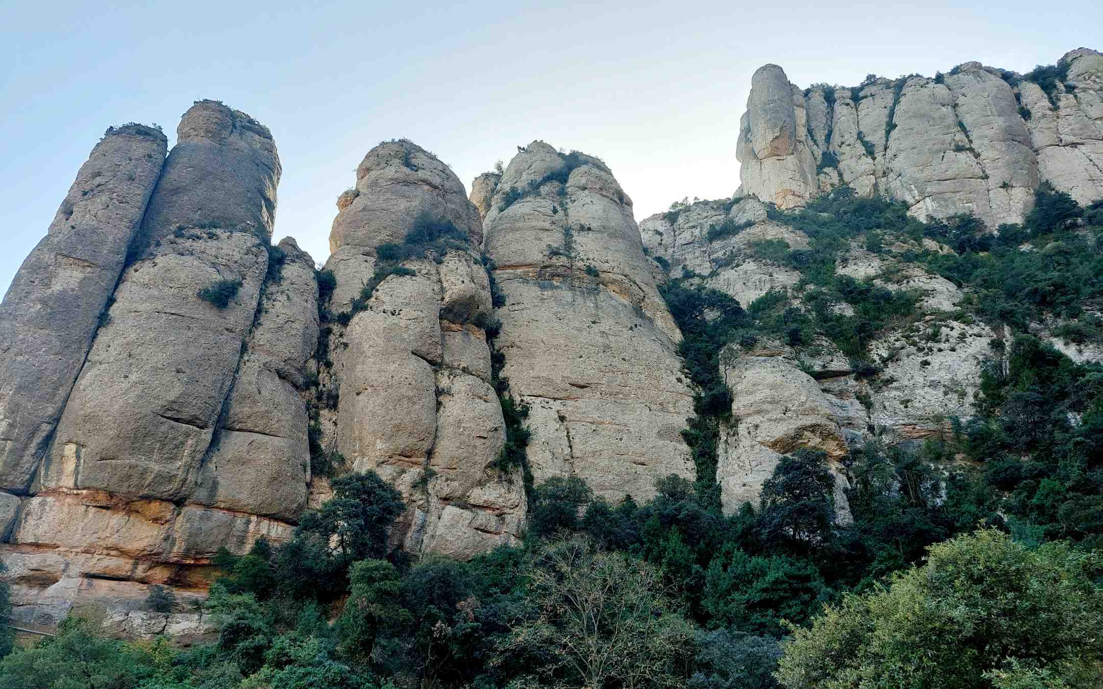 Montserratin vuori Espanjassa