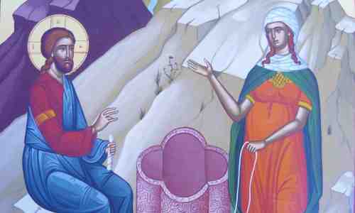Jeesus ja samarialainen nainen lähteellä
