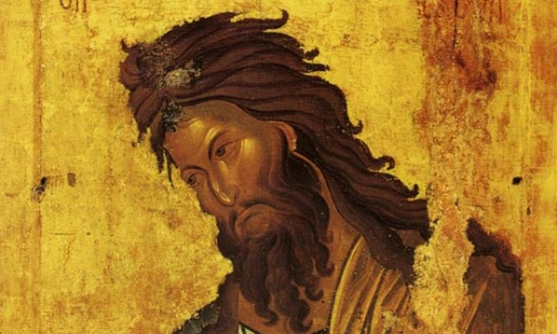 Johannes Kastaja 1200-luvun bysanttilaisessa ikonissa 