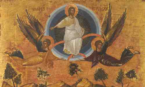 Kristuksen taivaaseenastuminen ikonissa