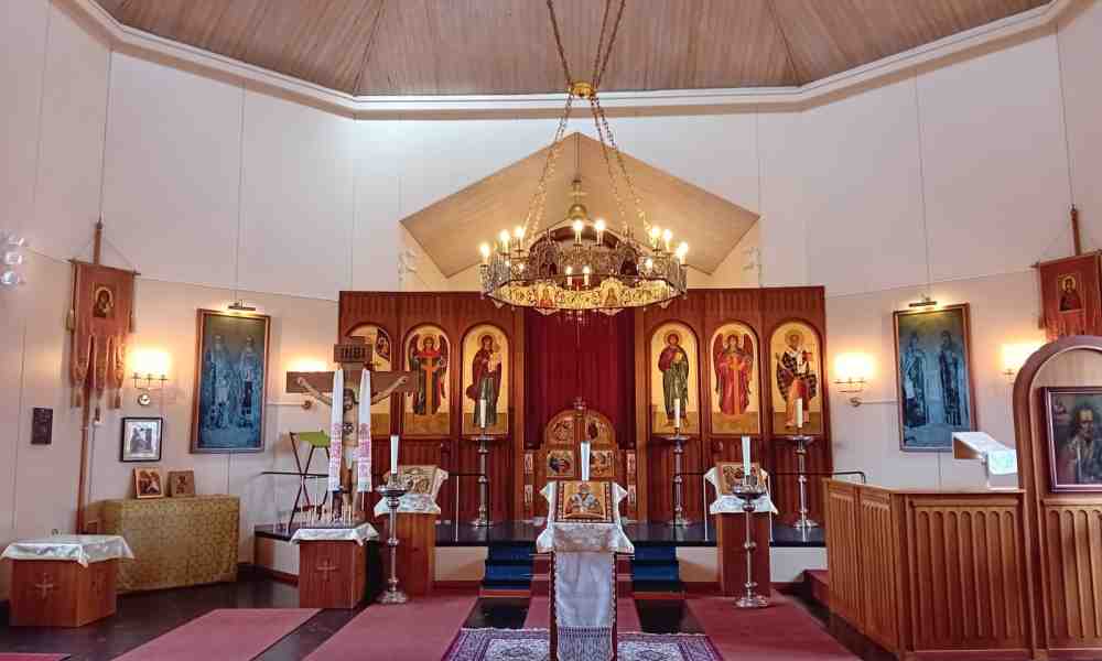 Rautalammin ortodoksinen kirkko sisältä 