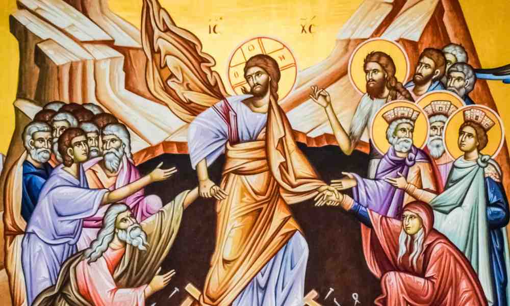 Pääsiäisikoni Kristuksen ylösnousemus